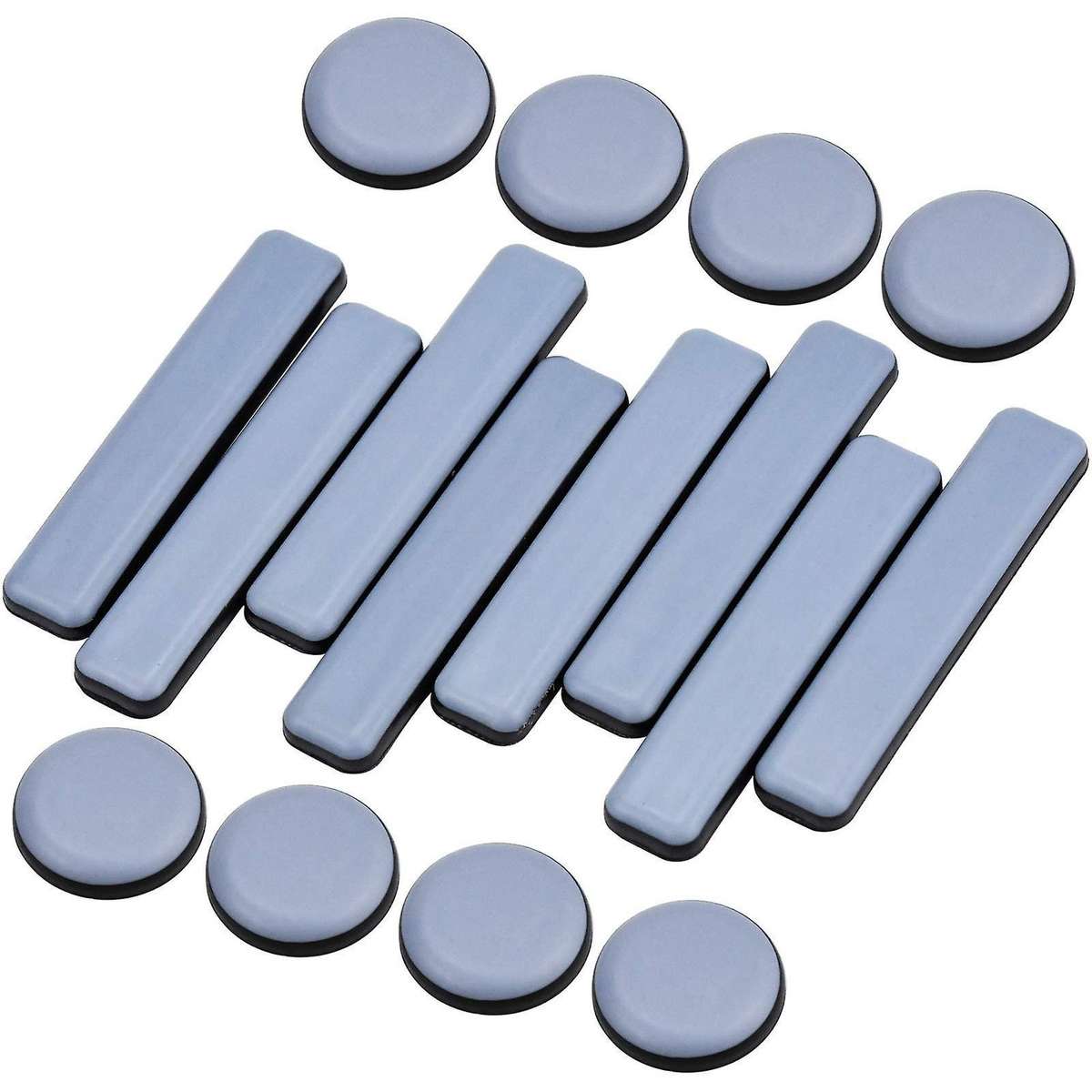 16 Pcs Furniture Glides Ptfe Sliders Self-adhesive Glides Set