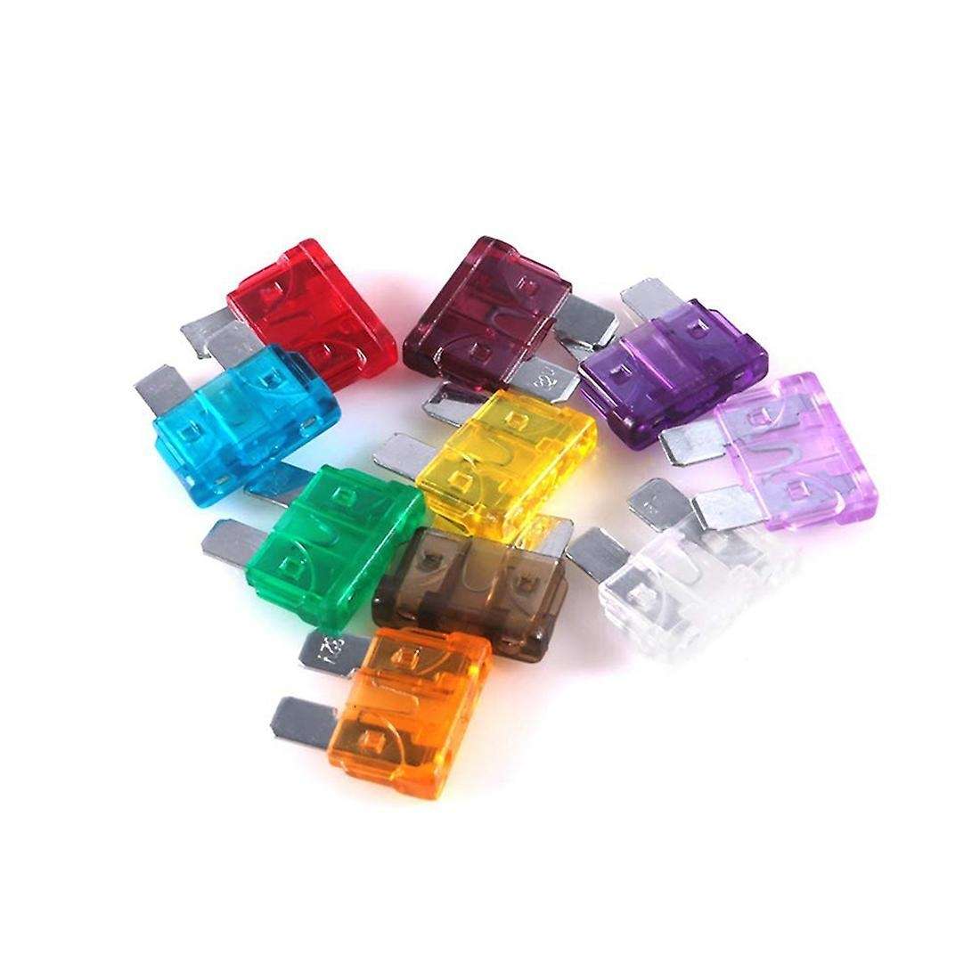 100pcs Car Truck Standard Fuse(2a 3a 5a 7.5a 10a 15a 20a 25a 30a 35a)