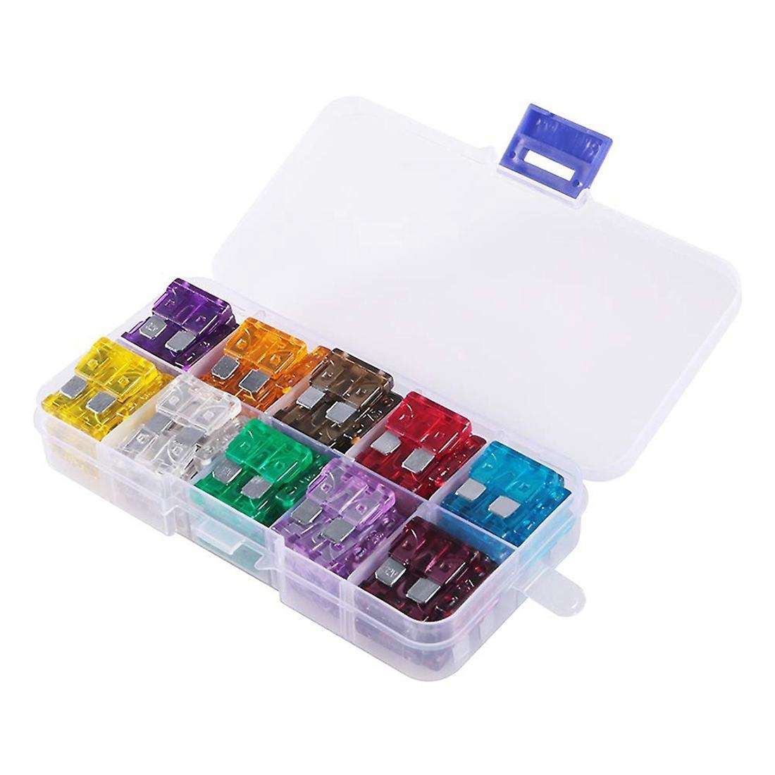 100pcs Car Truck Standard Fuse(2a 3a 5a 7.5a 10a 15a 20a 25a 30a 35a)