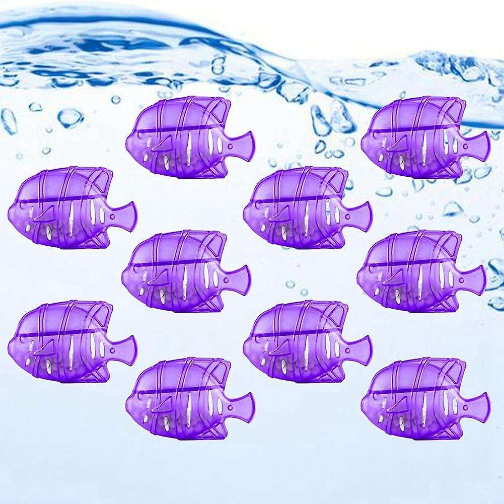 Humidifier Tank Cleaner, 10pcs Humidifier Filters Fish -purple