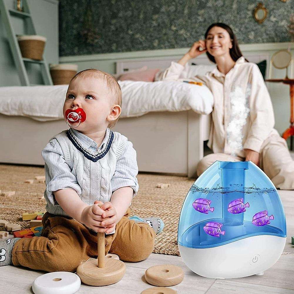 Humidifier Tank Cleaner, 10pcs Humidifier Filters Fish -purple