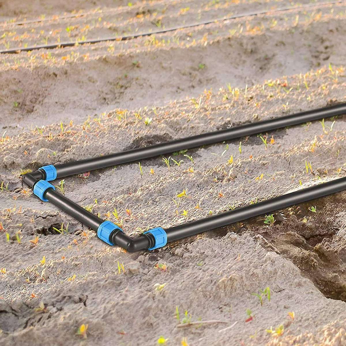 12 Pcs Drip Irrigation Elbows 1/2 Inch Universal Elbow Fitting Hose