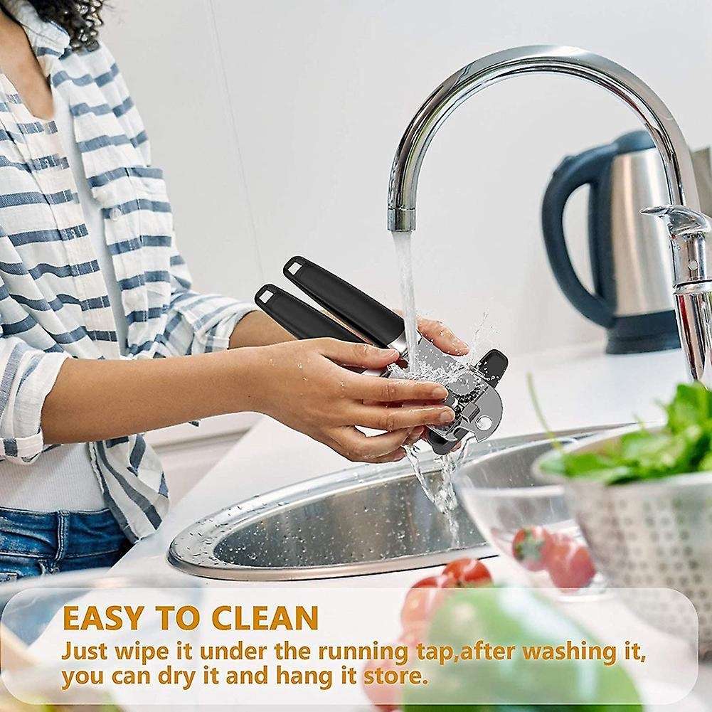 Kitchen Can Opener 3-in-1 Tin Beer Jar Bottle Opener Hand Grip