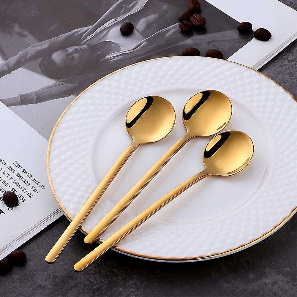 12pcs Coffee Spoon,stainless Steel Mini Teaspoons,ice Cream Spoon