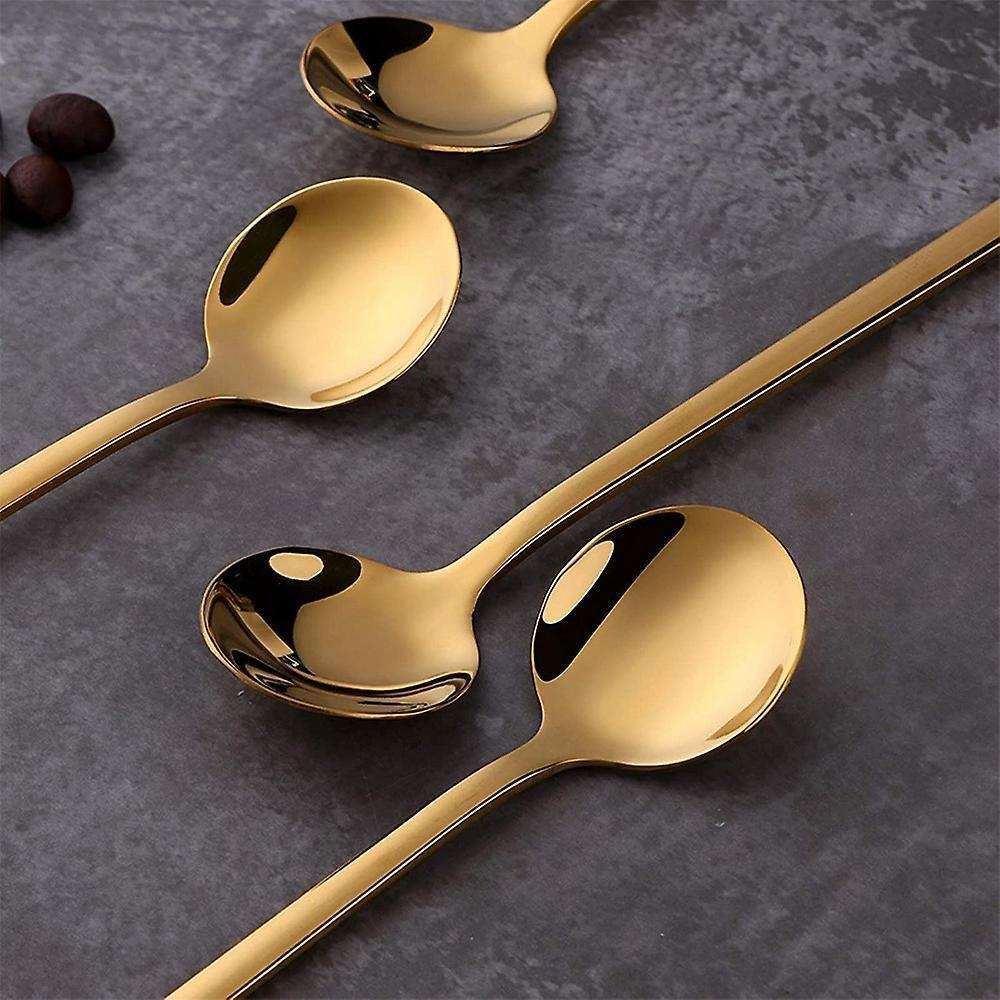 12pcs Coffee Spoon,stainless Steel Mini Teaspoons,ice Cream Spoon