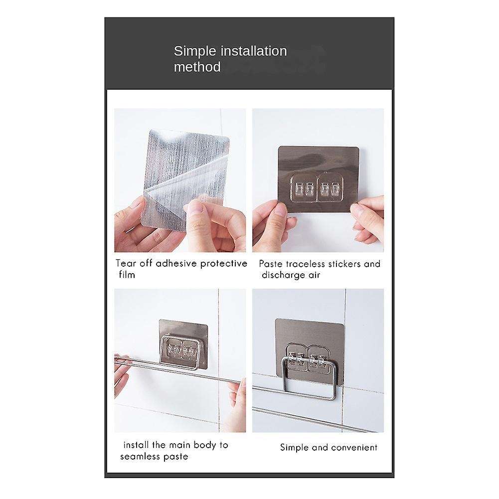 2pcs Hanging Toilet Paper Holder Towel Rack Stand Home Storage Racks