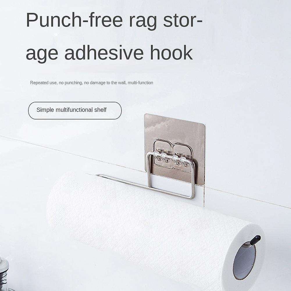 2pcs Hanging Toilet Paper Holder Towel Rack Stand Home Storage Racks