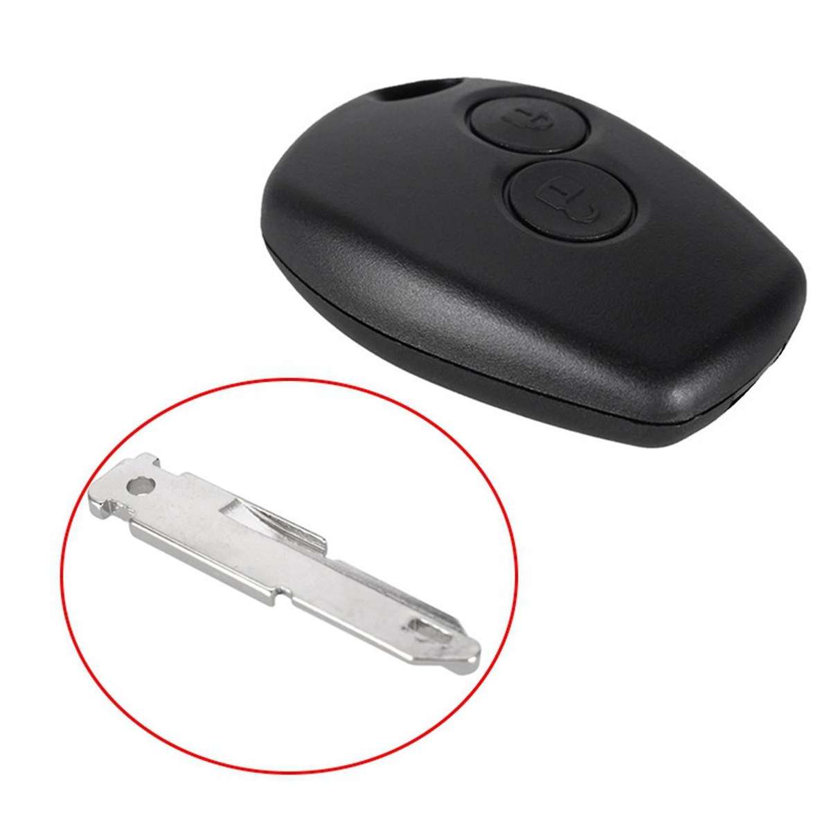 2 Button Remote Car Key Fob Shell for Renault Megane Modus Espace
