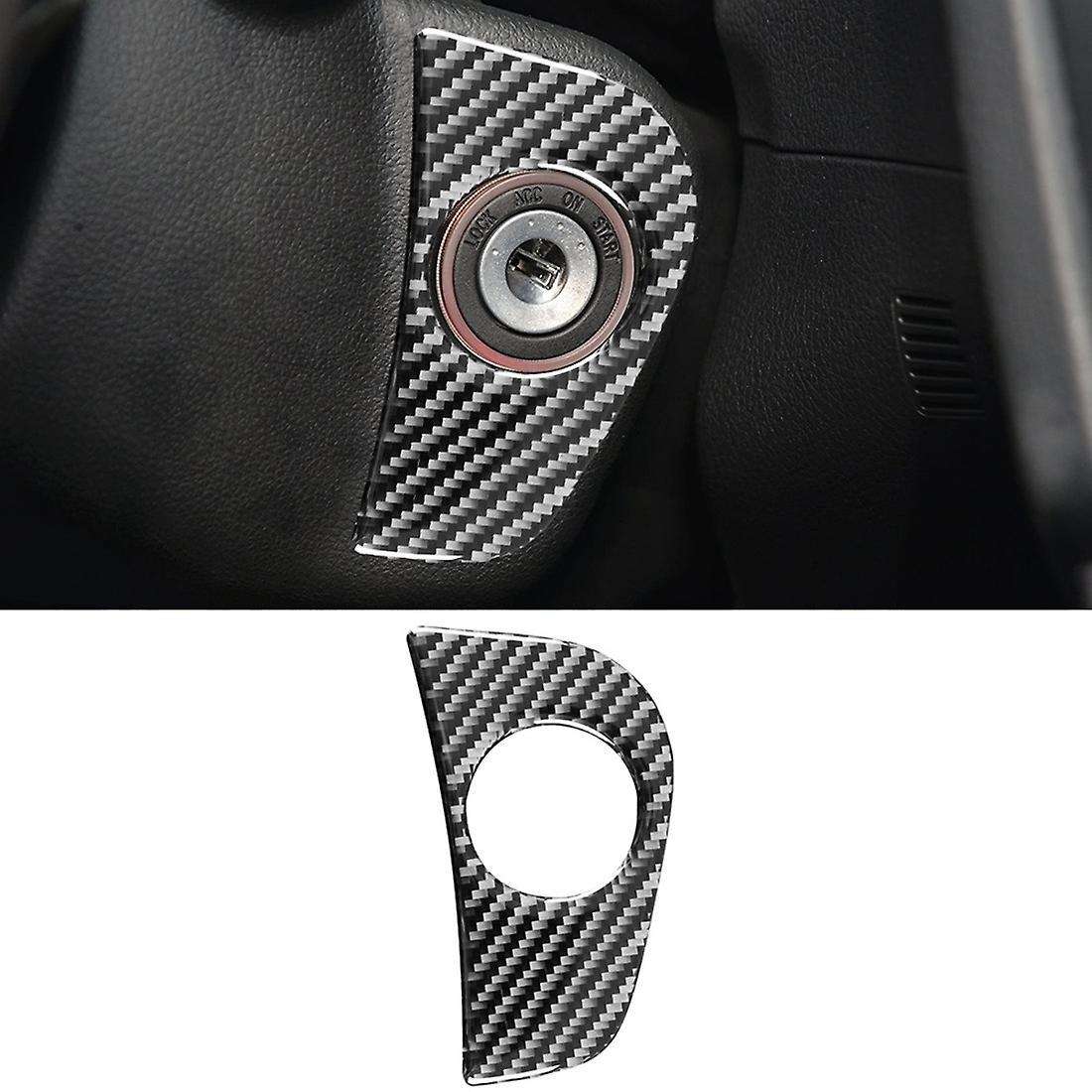 Carbon Fiber Engine Start Key Frame Cover for Subaru Forester 2013-18