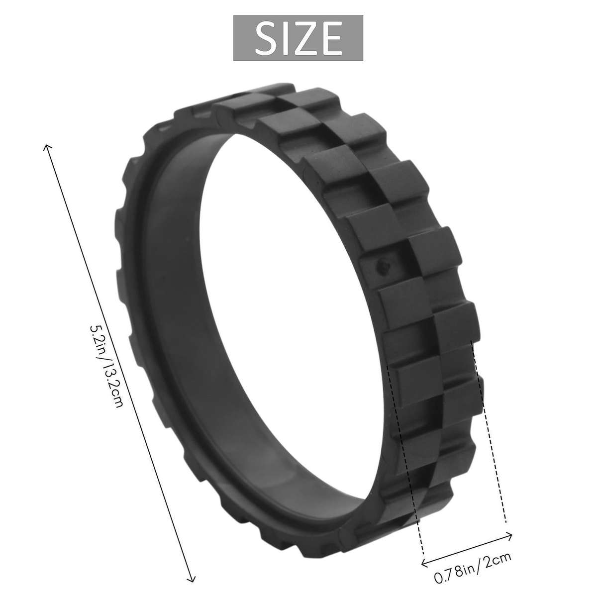 2pcs Tires for Irobot Roomba Wheels Series 500, 600, 700, 800 and 900