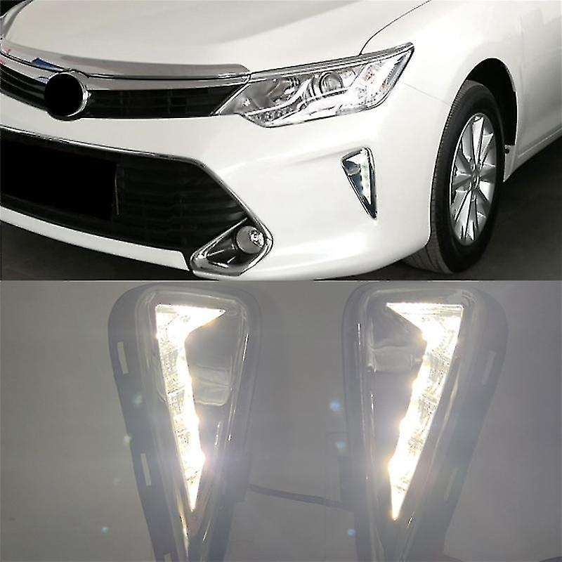 Car Led Drl Daytime Running Lights Front Turn Signal Lights