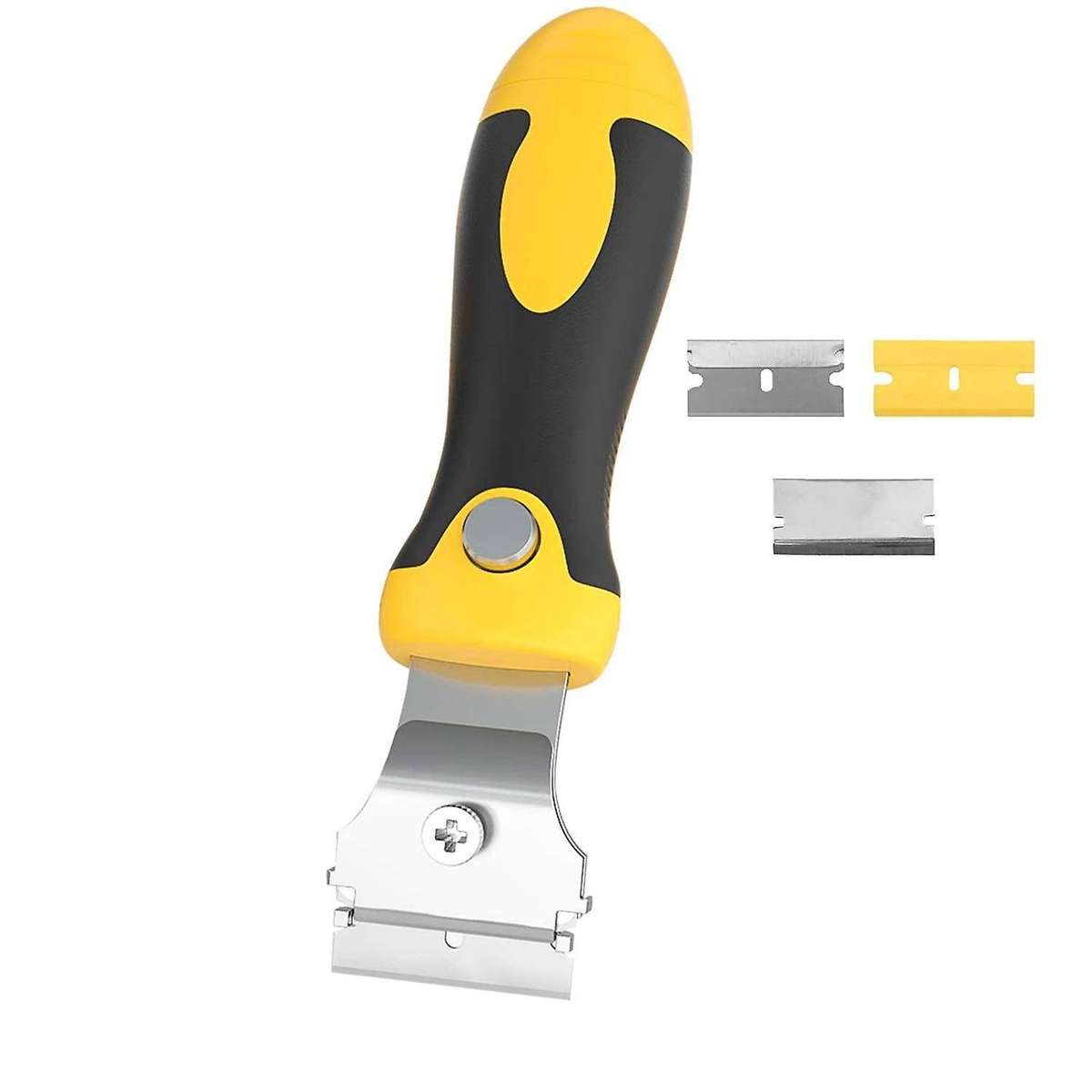 Razor Scraper Set with Cover &4pcs Cleaning Tool for Stickers, Caulk