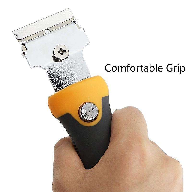 Razor Scraper Set with Cover &4pcs Cleaning Tool for Stickers, Caulk