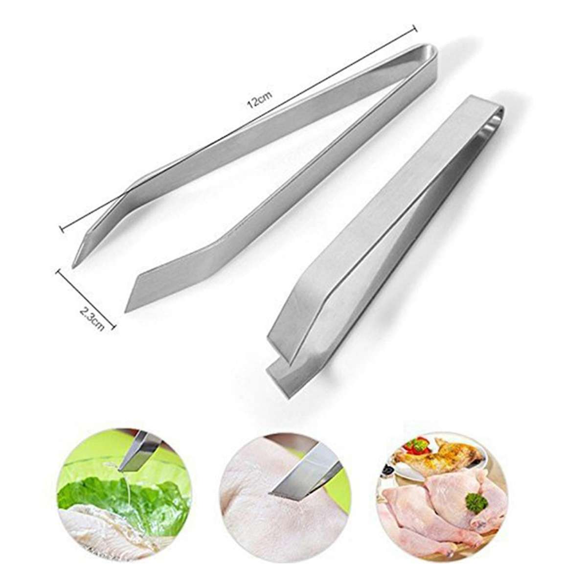 Lot De 2 Pinces A Desareter Professionnelle En Inoxydable Pince