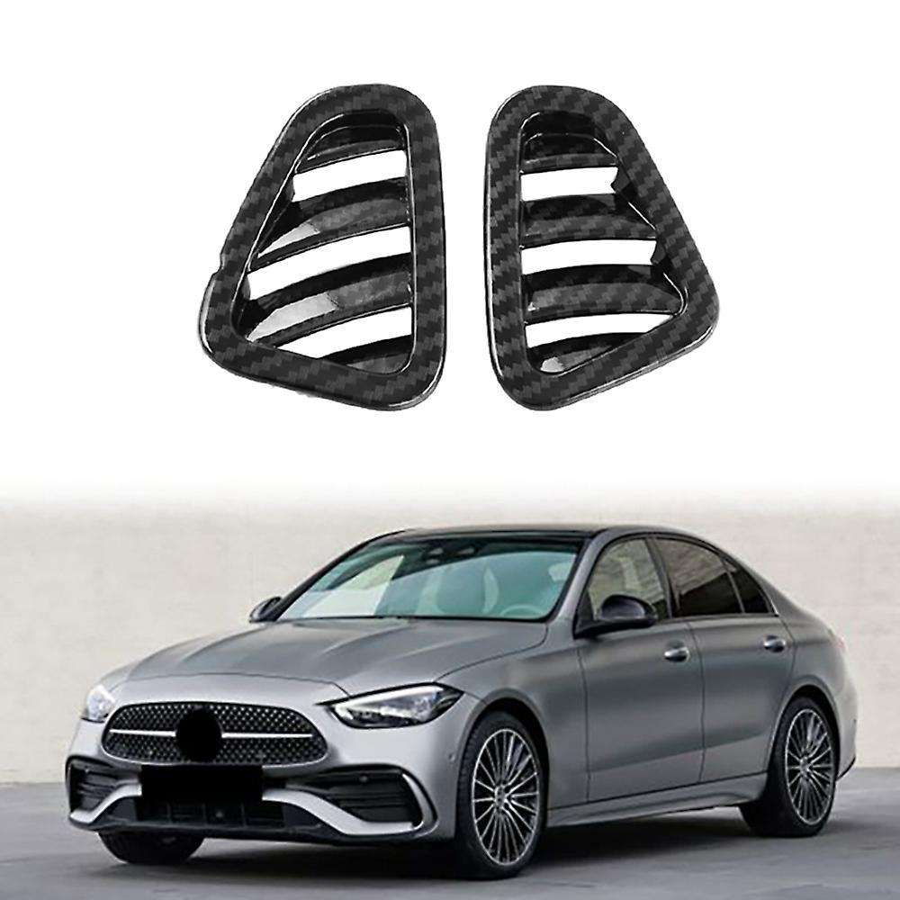 Carbon Fiber Abs Central Control Dashboard Side Air Outlet Frame Trim