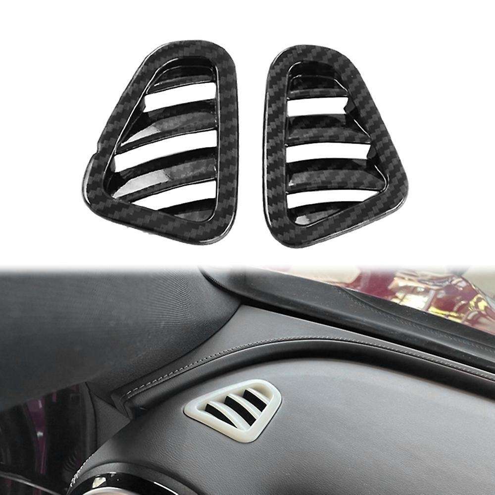 Carbon Fiber Abs Central Control Dashboard Side Air Outlet Frame Trim