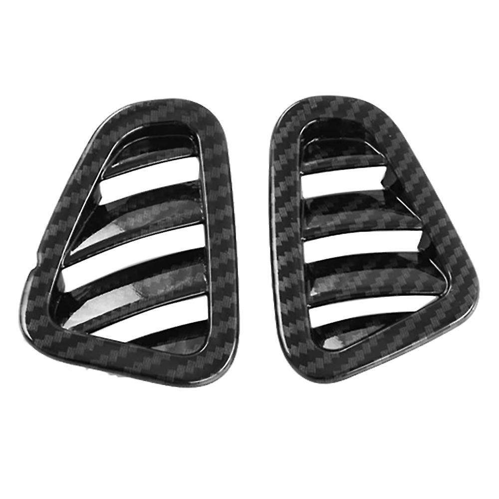 Carbon Fiber Abs Central Control Dashboard Side Air Outlet Frame Trim