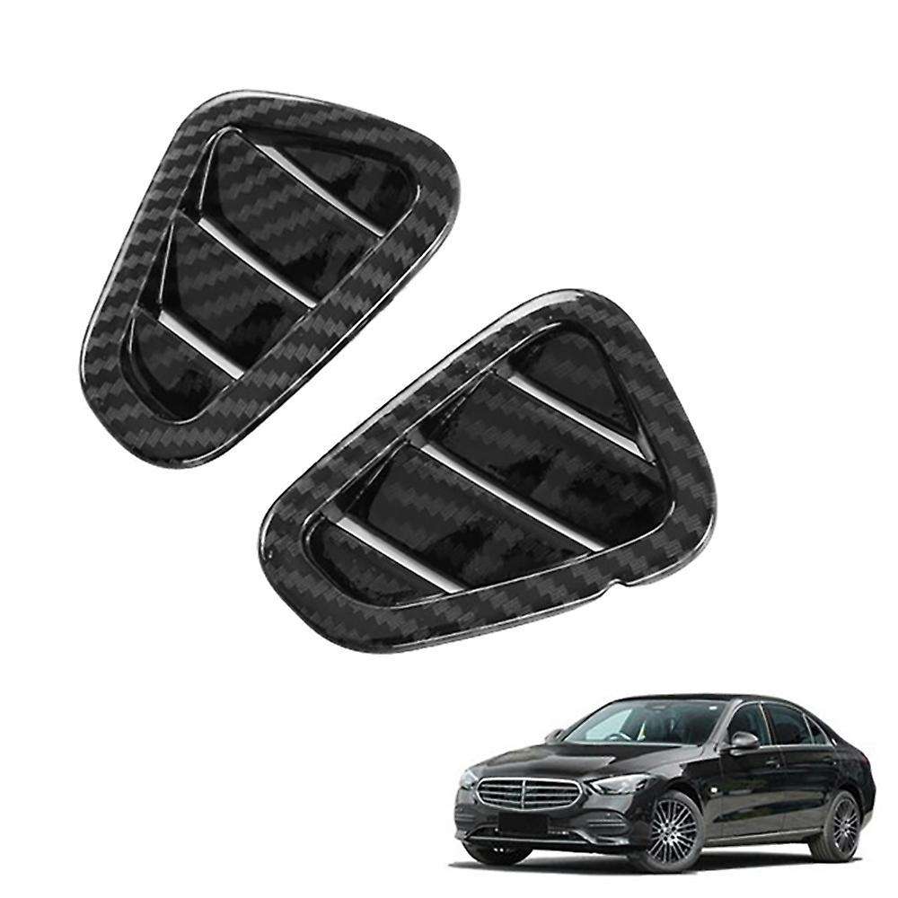 Carbon Fiber Abs Central Control Dashboard Side Air Outlet Frame Trim