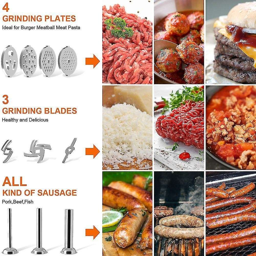 Metal Meat Food Grinder Attachment for Kitchenaid Stand