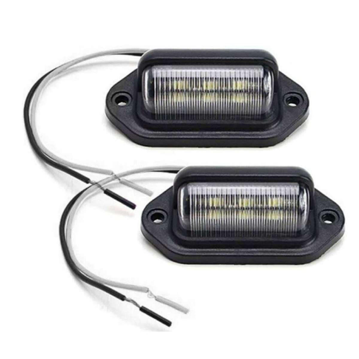 6 Led License Plate Light for Car Boats Motorcycle Aircraft Rv Truck
