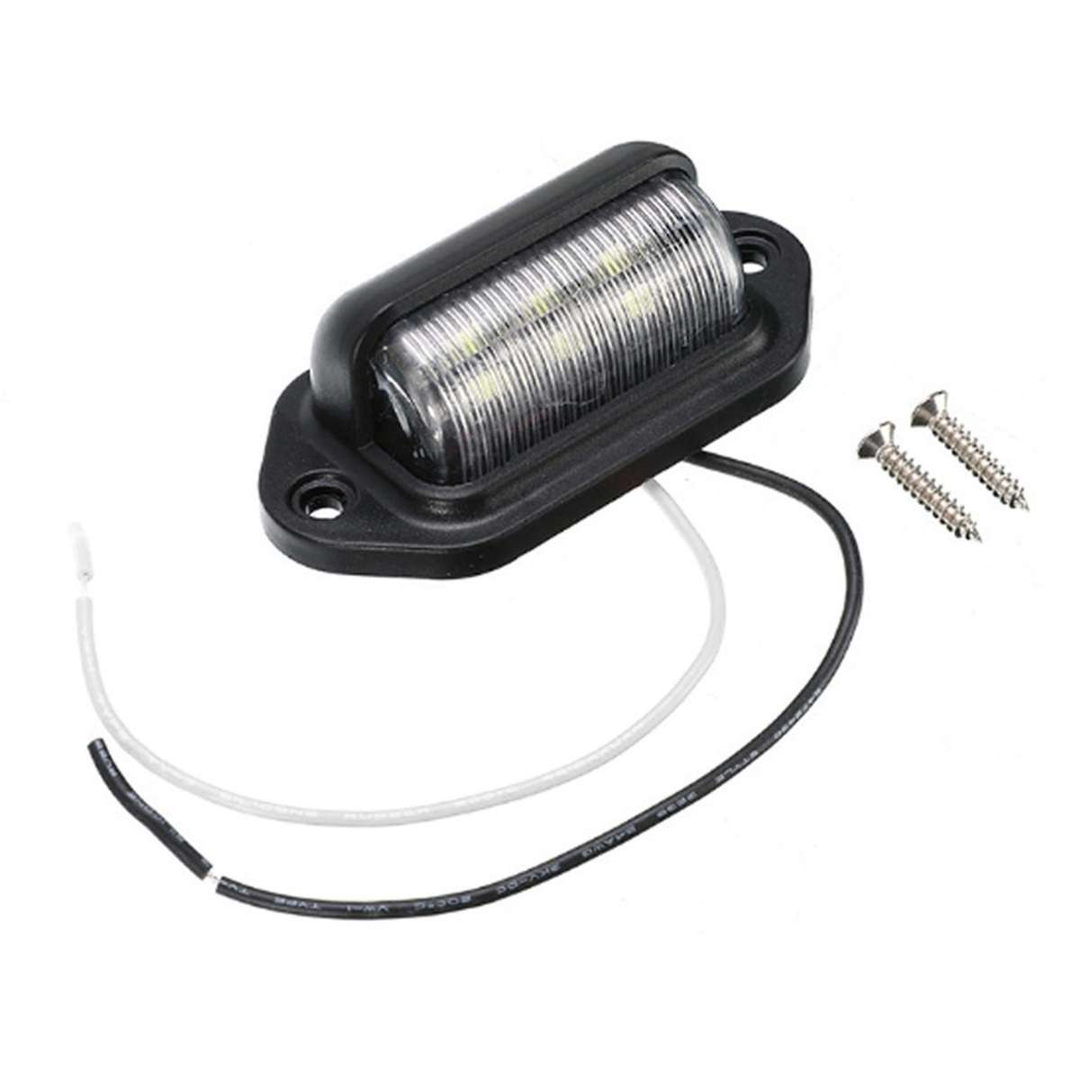 6 Led License Plate Light for Car Boats Motorcycle Aircraft Rv Truck