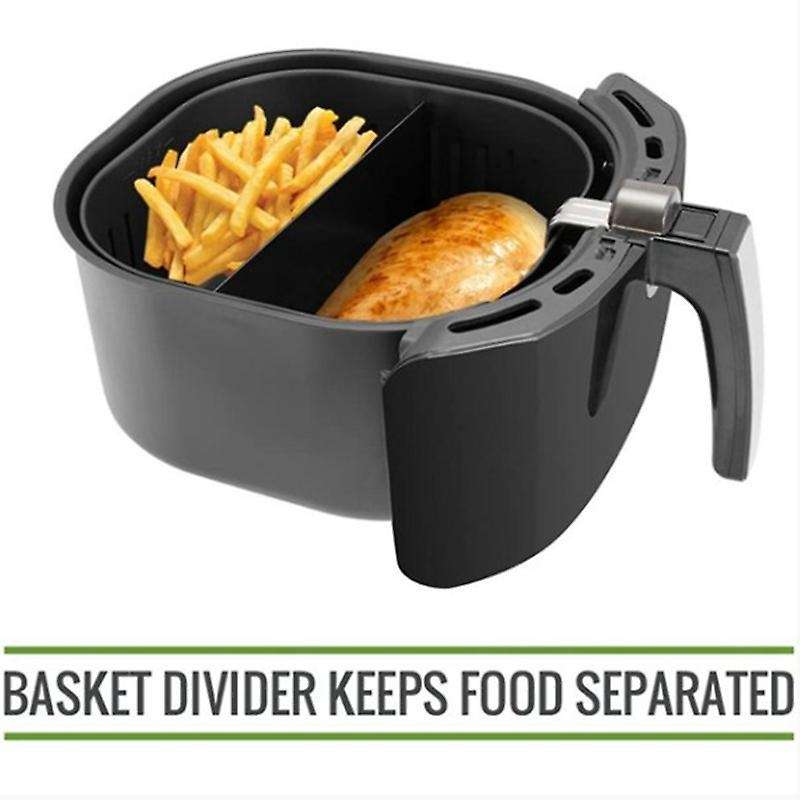 Air Fryer Cooking Divider for 5l Air Fryer Keeps Food Separated 21cm Black