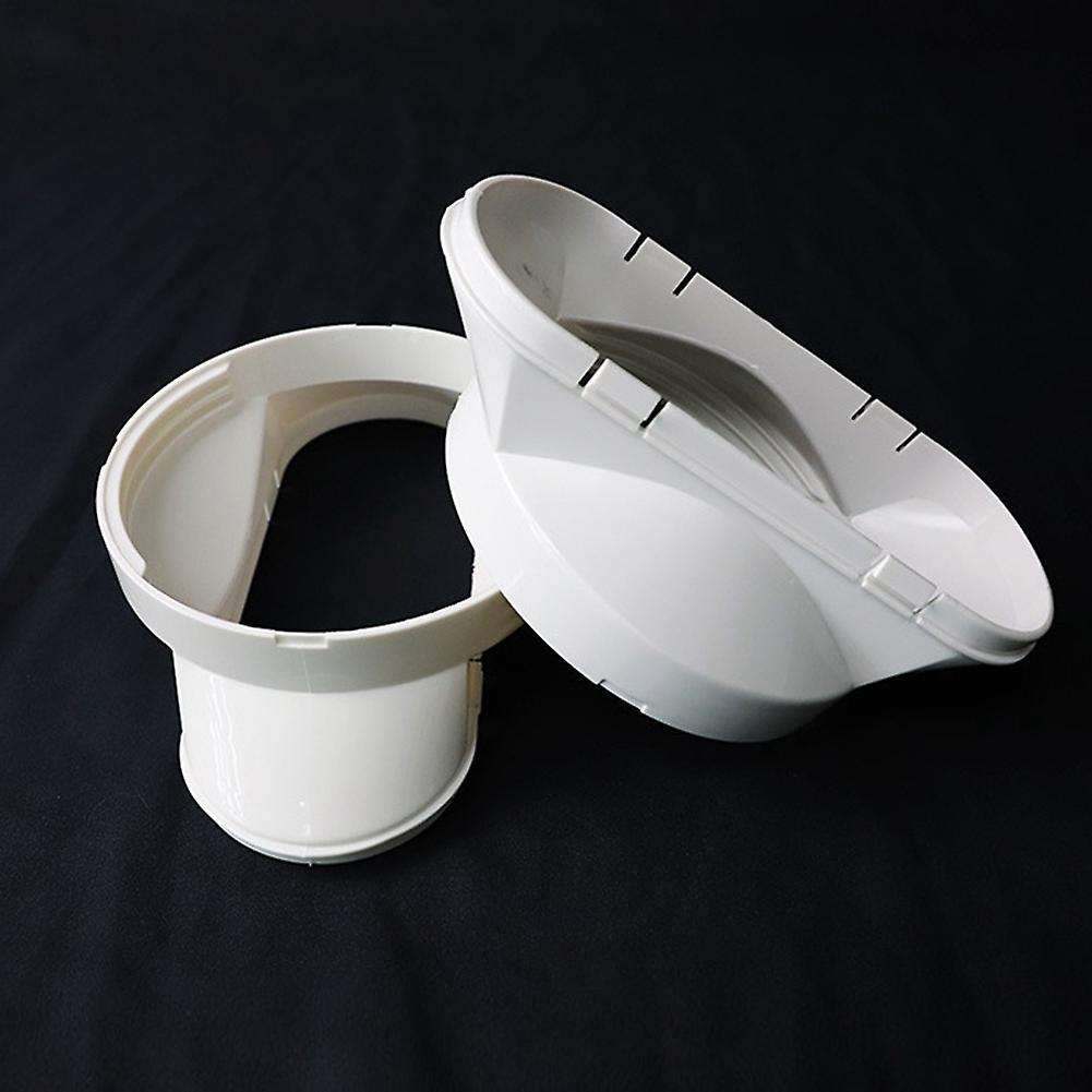 130mm Mobile Air Conditioner Exhaust Pipe Interface Flat Nozzle Joint