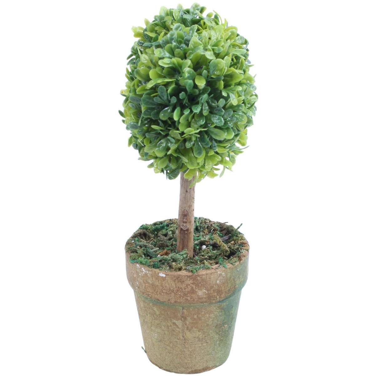 Artificial Plastic Trees In Pots Plants Potted Decor - 3 Heart