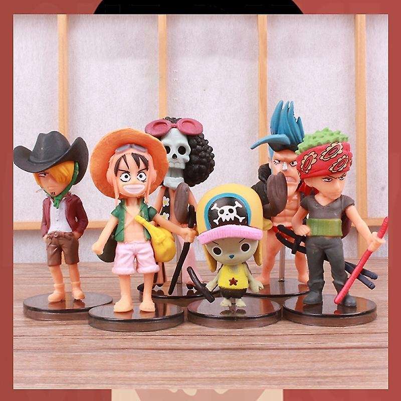 One Piece Luffy Anime Q Version Figures Model Figurine Action