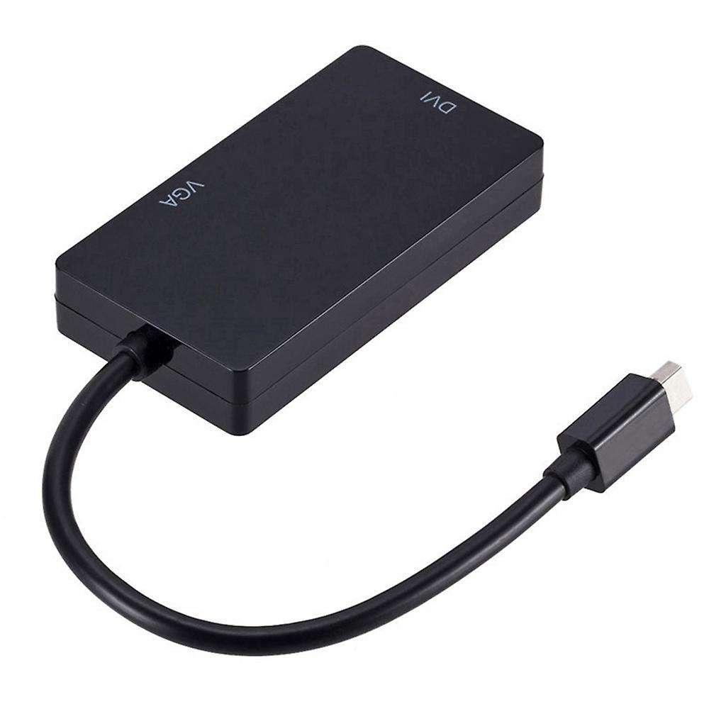 Mini Dp to Hdmi-compatible Vga Dvi Three-in-one Hd Converter Mini