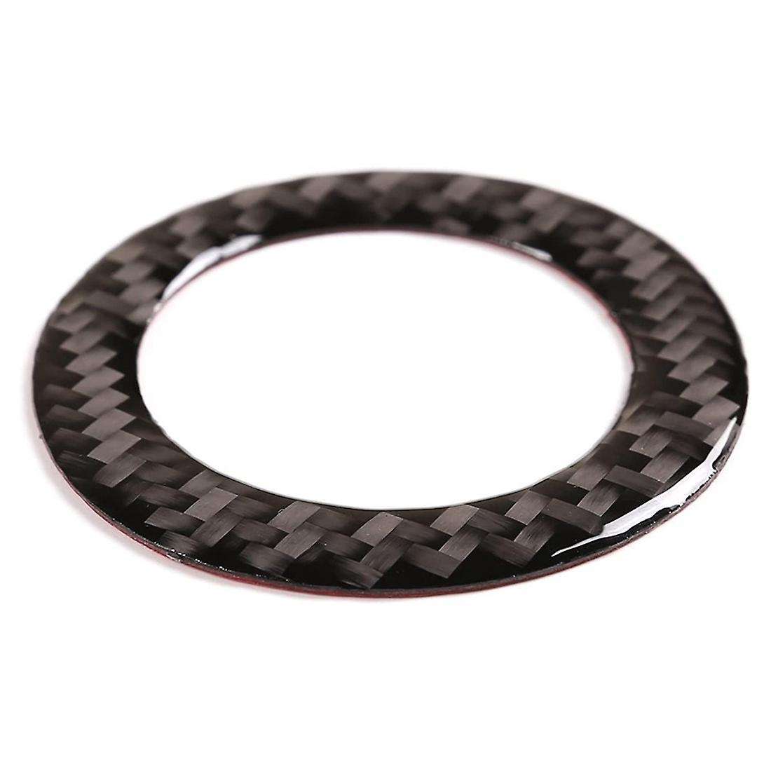 Carbon Fiber Car Key Ring Start Switch Trim Sticker for Toyota Hilux