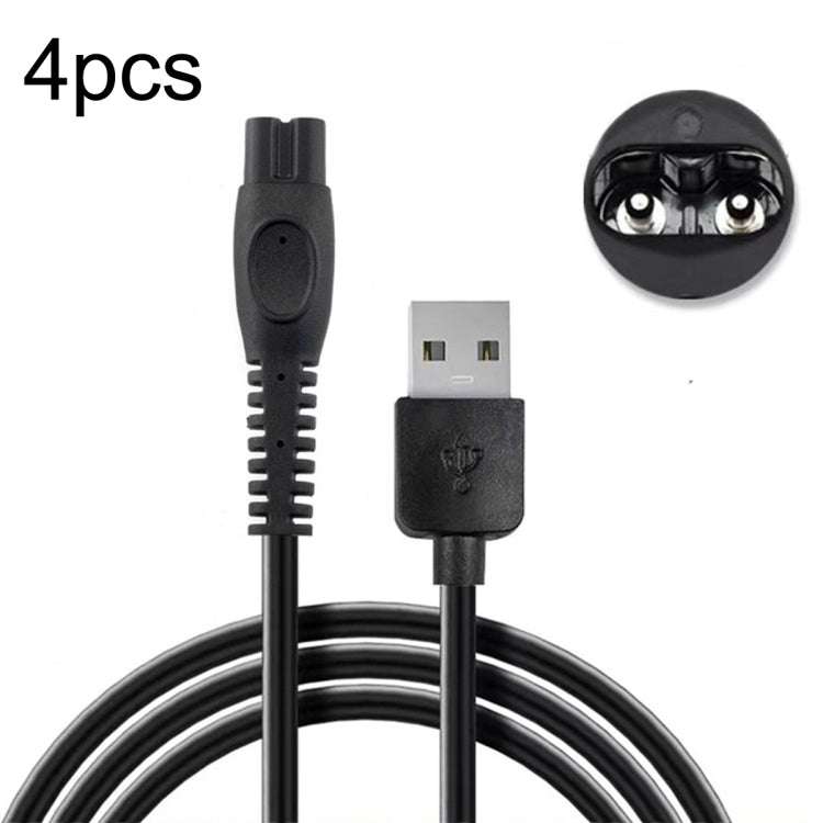 for Philips Electric Shaver PQ888 889 4pcs 5V USB Charging Cable