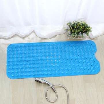 Bathtub Mats Non-Slip Mildew Resistant Anti-Bacterial Extra Long Pebbled Bathroom Shower Floor Mat
