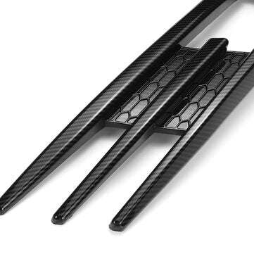 2Pcs Carbon Front Fog Light Fog Lamp Eyebrow Cover Trim For VW Golf 7 MK7 2014-2017