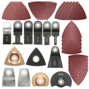 38pcs Saw Blades Oscillating Multitool Set for Fein Multimaster Makita Oscillating Tools