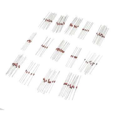 350Pcs 1W 1 Watt Voltage Stabilizing Diode Package 3.3V-30V 14 Common Voltages