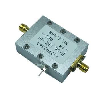 10K-2GHZ LNA RF Amplifier Module 31DB 0.5G High Gain Low Noise Wideband RF Amplifier with Shell