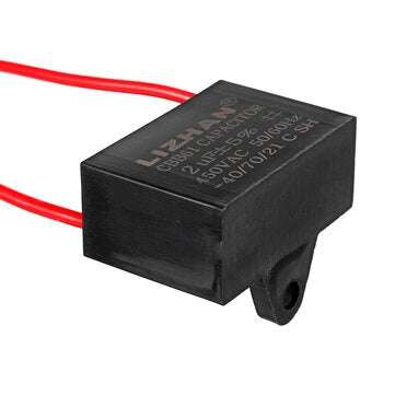 10pcs CBB61 450V 2uf Starting Capacitance AC Fan Capacitor CBB Motor Run Capacitor 450V 2F