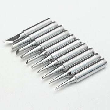 11Pcs 900M-T Soldering Iron Tips for 936 SAIKE ATTEN AOYUE KADA YIHUA Soldering Station