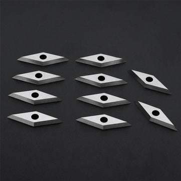 10pcs 16X16X2.5mm Diamond Carbide Insert For 10x28mm 35 Degree Arbor Wood Turning Tool