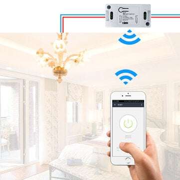 Smart Light Switch Timer Wireless Remote Control Works With Phone APP 433RF WIFI