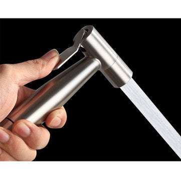 Portable Brass Toilet Handheld Bidet Shower Spray Shattaf Kit Cleaning Sprayer w/ Diverter