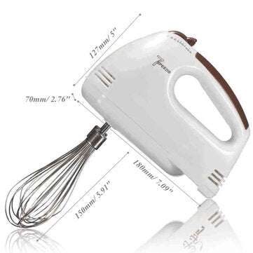 Baking Fun Electric 7 Speed Handheld Egg Beater Food Whisk Blender Home Kitchen Egg Cake Mixer Beate
