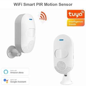 Tuya WiFi PIR Motion Sensor Wireless Infrared Detector APP Security Burglar Human Body Induction Ala