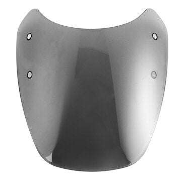 Universal LED Front Fairing Windshield Motorcycle Windscreen Fitting 5"-7" Round Headlight