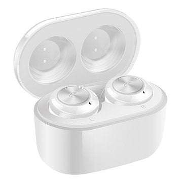 TWS bluetooth 5.0 In-ear Earphone Hifi CVC8.0 Noise Reduction Bilateral Call True... (COLOR.: WHITE)