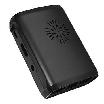 SunFounder Premium Black ABS Protective Case With Cooling Fan For Raspberry Pi 3/2/Model B/1 Model B