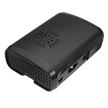 SunFounder Premium Black ABS Protective Case With Cooling Fan For Raspberry Pi 3/2/Model B/1 Model B