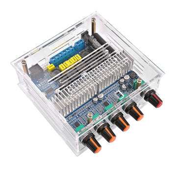 Transparent Shell Only For TPA3116 Subwoofer Amplifier Board 2.1 Channel High Power bluetooth 4.2 Au