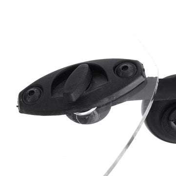 Universal Adjustable Clip On Transparent Windshield Extension Spoiler Wind Small Windscreen Deflecto